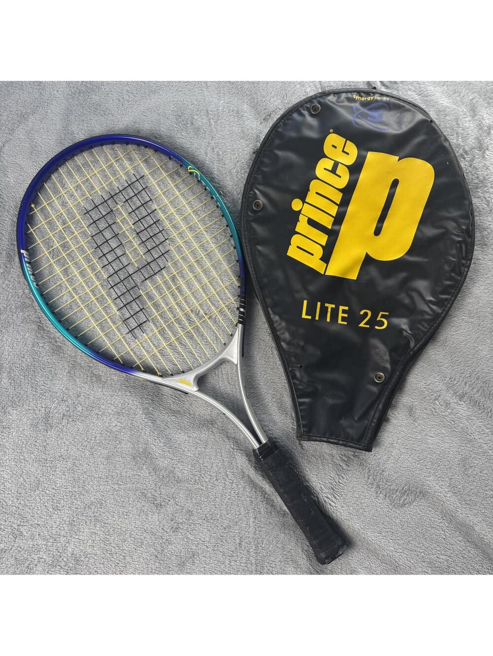 Prince Synergy Lite 25 Junior Tennis Racquet Beginner with Cover